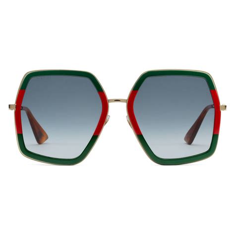 gucci sunglasses green and red stripe|selfridges gucci sunglasses.